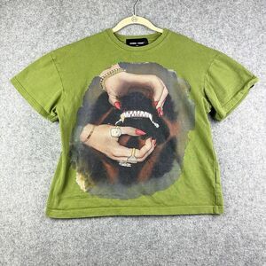 Homme Femme Graphic Tee Shirt Mens S Streetwear Heavyweight T-Shirt Y2K Crop Fit